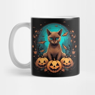 Tonkinese Cat Halloween Mug